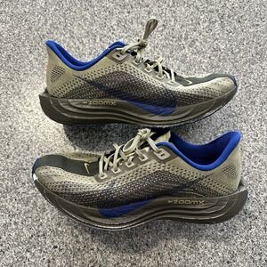 Nike Pegasus Plus Running Shoes Mens Size 10.5 Cargo Khaki Racer Blue HQ3221-325